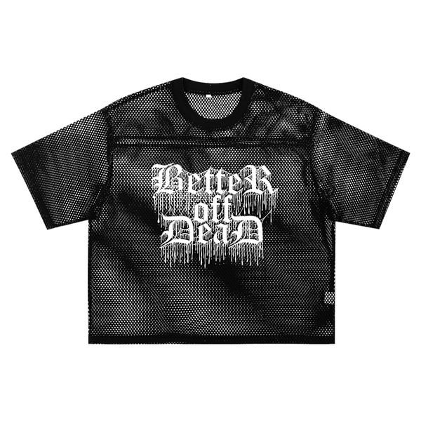 betteroffdead See-through Boxy Net T-Shirt