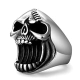 Skull Head Shape Ring Bottle Opener