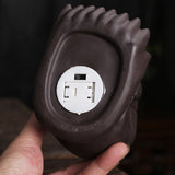 LED Handmade Ceramic Skull Incense Holder