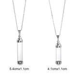 Transparent Glass Vial Necklace