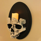 Skull Head Candle Holder