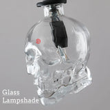 Retro Skull Clear Glass Pendant lights