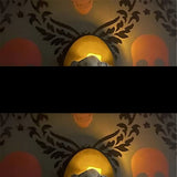 Skull Head Candle Holder