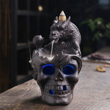 1pc LED Waterfall Dragon Incense Burner