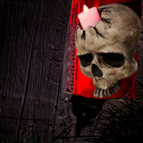 Skull Head Candle Holder