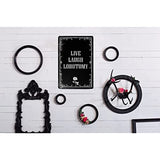 Live Laugh Lobotomy Sign For Gothic Room