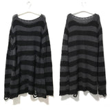 New Punk Gothic Long Sweater
