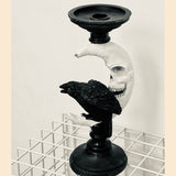 Raven Skull Horror Dark Moon