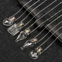 Transparent Glass Vial Necklace