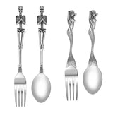 Skeleton and Mermaids Flatware Set