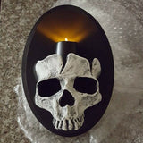 Skull Head Candle Holder