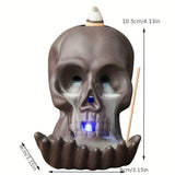 1pc LED Waterfall Dragon Incense Burner