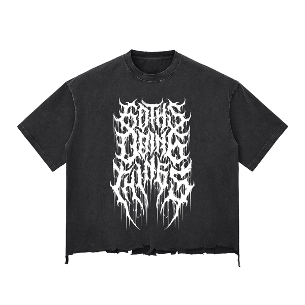 bosy t shirt,boxy,goths,goth