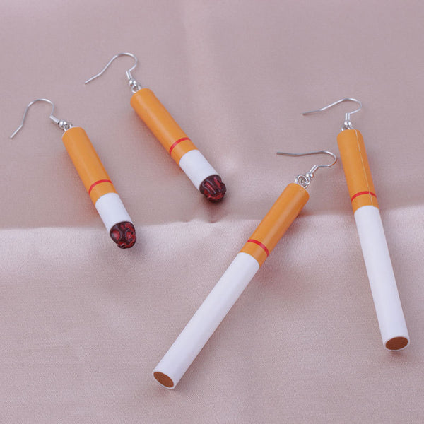 Cigarette Butts Earrings(FREE SHIPPING)