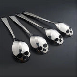 Skull Shape Dessert Spoon