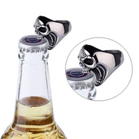 Skull Head Shape Ring Bottle Opener