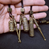 3 Styles Mini Spoon Brass Jar Pendants w/ Necklace (FREE SHIPPING)