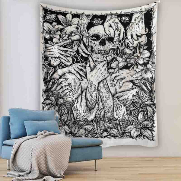 Skull Tapestry