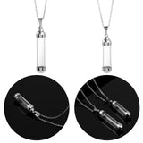 Transparent Glass Vial Necklace