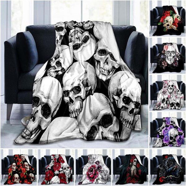 Skull 3D Print Blanket