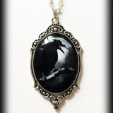 Gothic Crow Forest Charm Necklace (FREE SHIPPING)