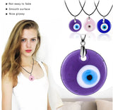 Antique 25MM 30MM 35MM Deep Sea Blue Evil Eye Pendant Necklace (FREE SHIPPING)