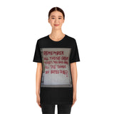 Remember Short Sleeve Tee