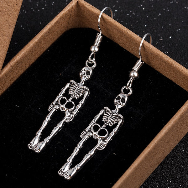 skeleton earrings(FREE SHIPPING)